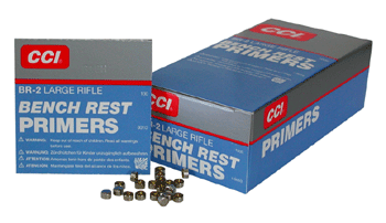 LARGE RIFLE 5000 PACK CASECCI PRIMERS BR2 BENCHREST