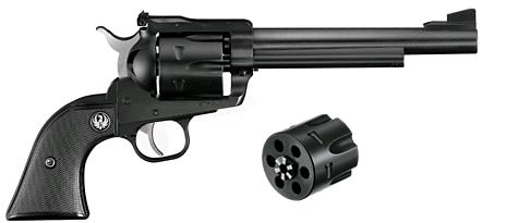 Revolver with detachable cylinder displayed.