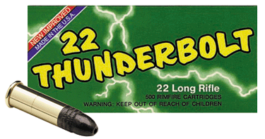 40GR LEAD-RN 50RD 100BX/CSREMINGTON THUNDERBOLT 22LR
