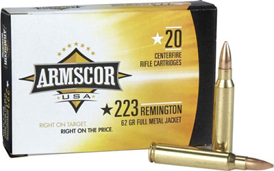 20RD 50BX/CSARMSCOR 223 REM 62GR FMJ