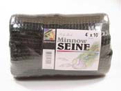 Minnow seine net, 4x10 feet, packaged.