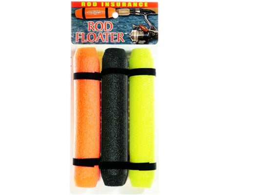 Colorful rod floaters in packaging.