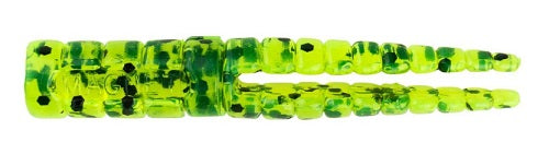 Green patterned hair clip accessory.