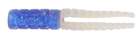 Blue and clear decorative hair comb.