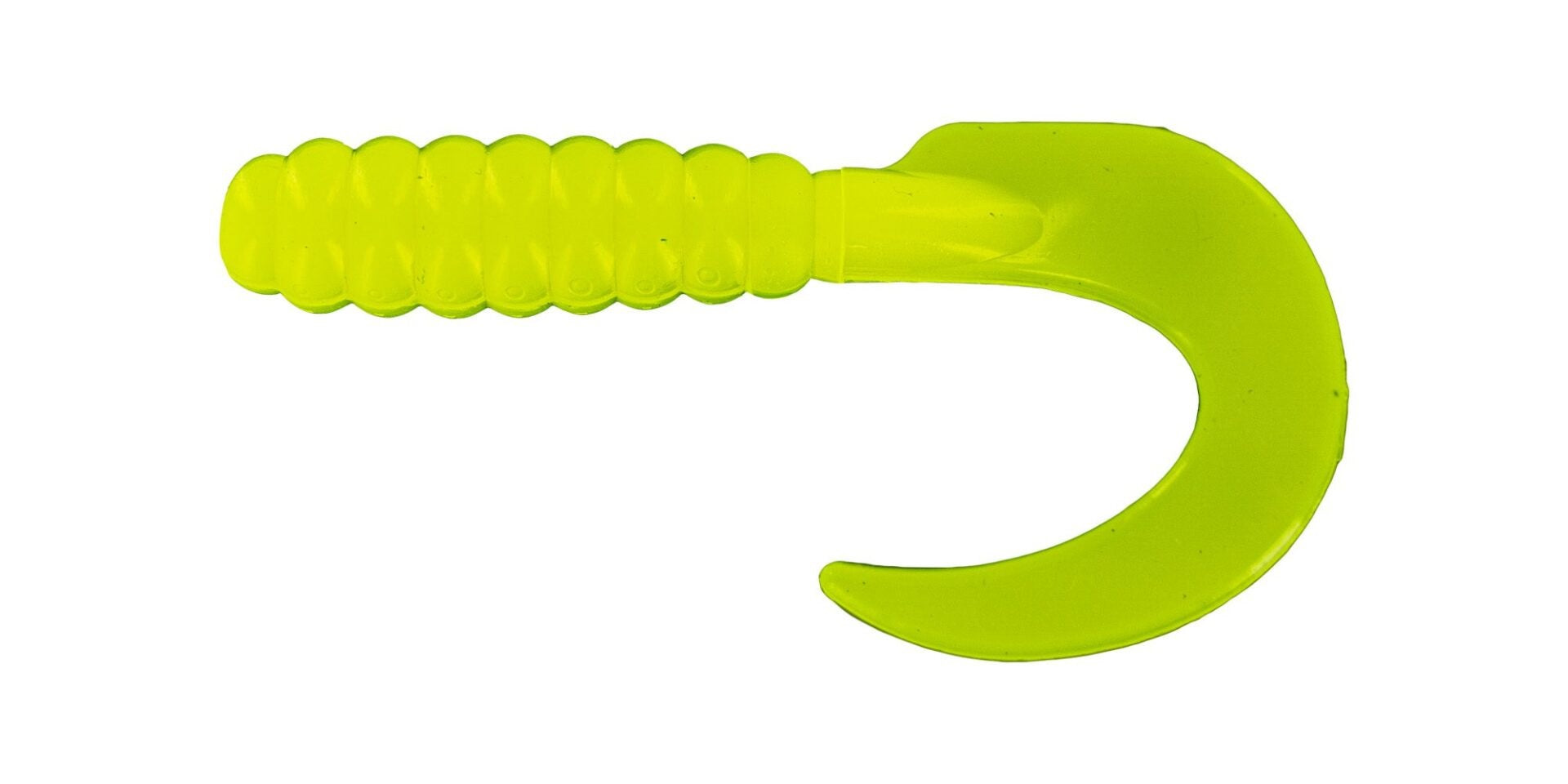 Yellow plastic hook tool on white background.