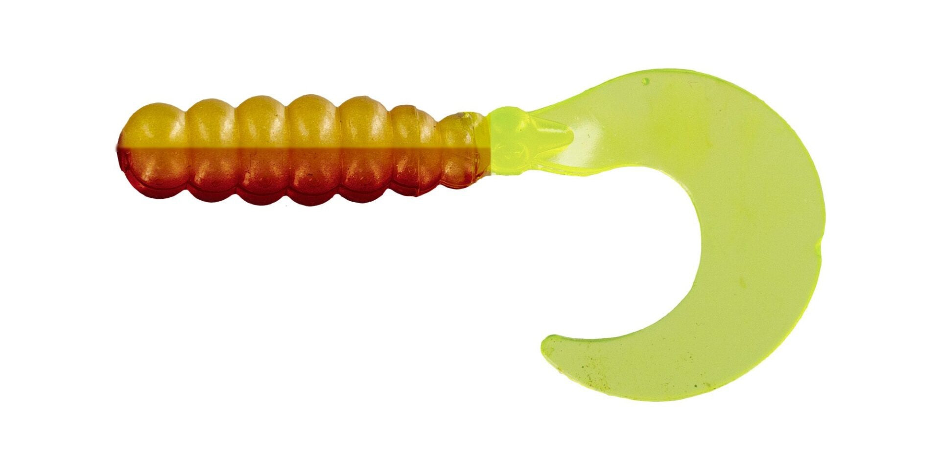 Colorful fishing lure with a unique shape.