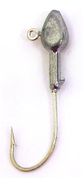 Fishing hook with lead weight attachment.