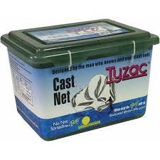 "Container for Tyzac cast net product."