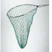 Fishing net with a metal handle.