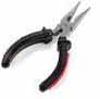 Pliers with black and red handles.