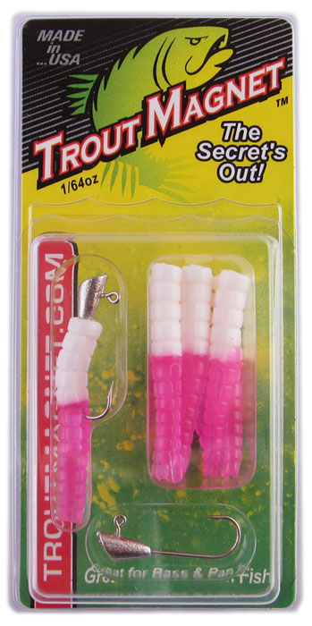 Trout Magnet fishing lures packaging.