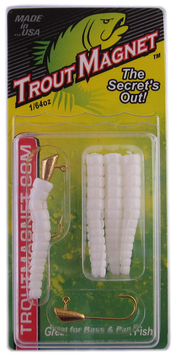 Trout Magnet fishing lure package for anglers.