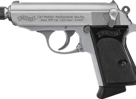 FS 7RD BLACK SYNTHETIC GRIPSWALTHER PPK SD 32ACP STAINLESS