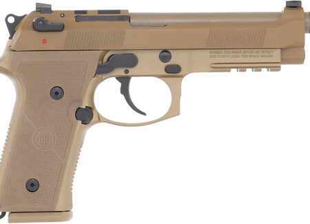 THREADED BBL TAN US OPTIC RDYBERETTA M9A4 G 9MM 5.1" 10 RND