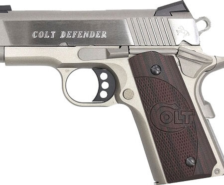 ALLOY/SS G10 BLACK CHERRYCOLT DEFENDER 45ACP FS 3"