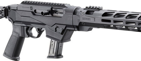 10-SHOT FOLDING & ADJ. STOCKRUGER PC CARBINE 9MM LUGER