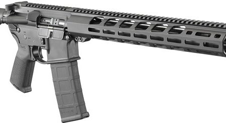 BLACK SIX POSITION STOCK M-LOKRUGER AR556 MPR 223 30-SHOT