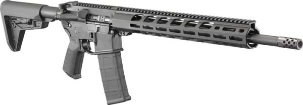 BLACK SIX POSITION STOCK M-LOKRUGER AR556 MPR 223 30-SHOT