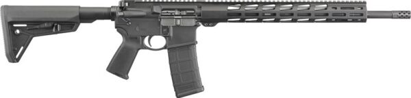 BLACK SIX POSITION STOCK M-LOKRUGER AR556 MPR 223 30-SHOT - Image 2