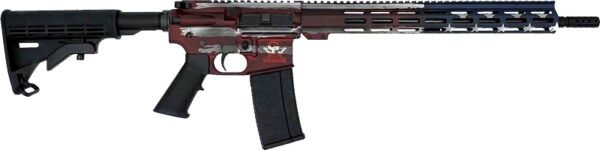 16" NIT BBL AMERICAN FLAGGLFA AR15 BATTLEWORN 223 WYLDE